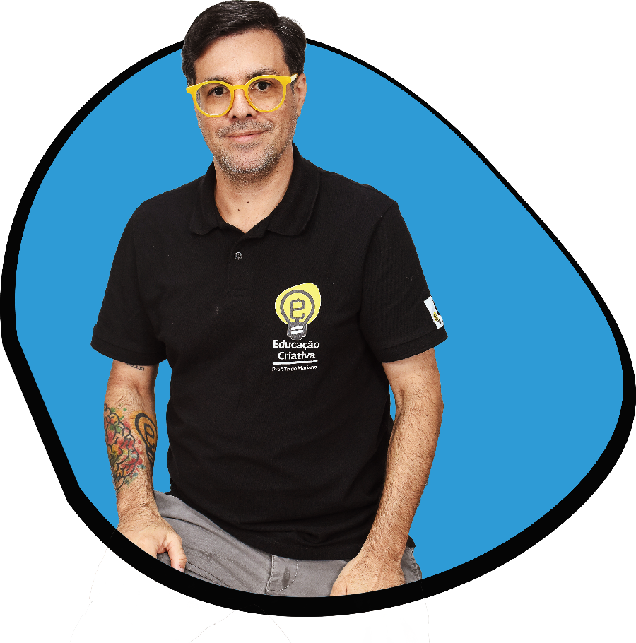 Prof. Tiago Mariano, fundador da Educação Criativa